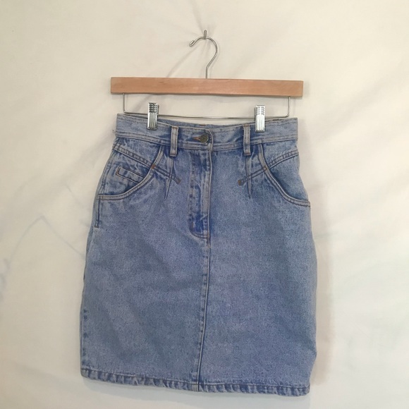 Vintage Denim Skirt - Picture 1 of 3